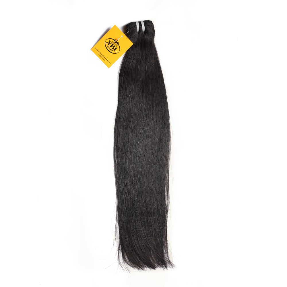 Extensiones de cabello virgen liso sin procesar de XBLhair