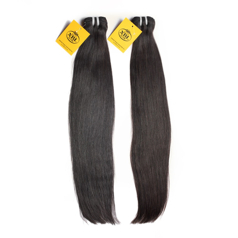 XBLhair Flawless - Venta al por mayor de cabello virgen crudo, mechones lisos y sedosos, 3 a 70 unidades 
