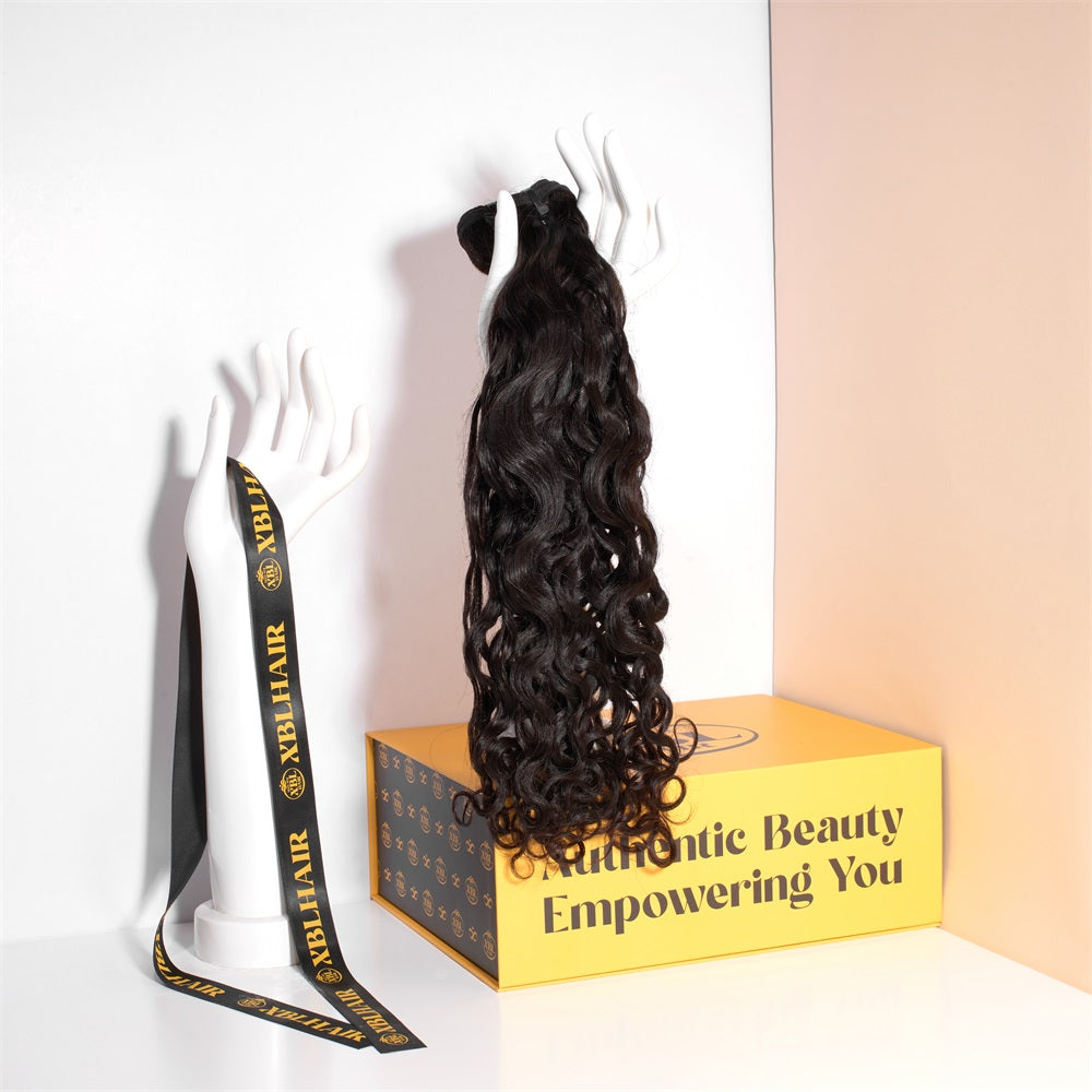 XBLhair Lovely Mink Hair Water Wave Human Hair Bundles Hair Weaves Hair Extensions