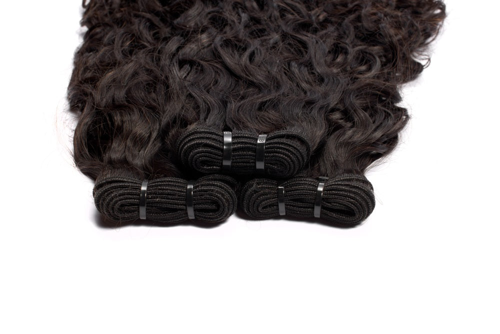 XBLhair Lovely Mink Hair Water Wave Human Hair Bundles Hair Weaves Hair Extensions