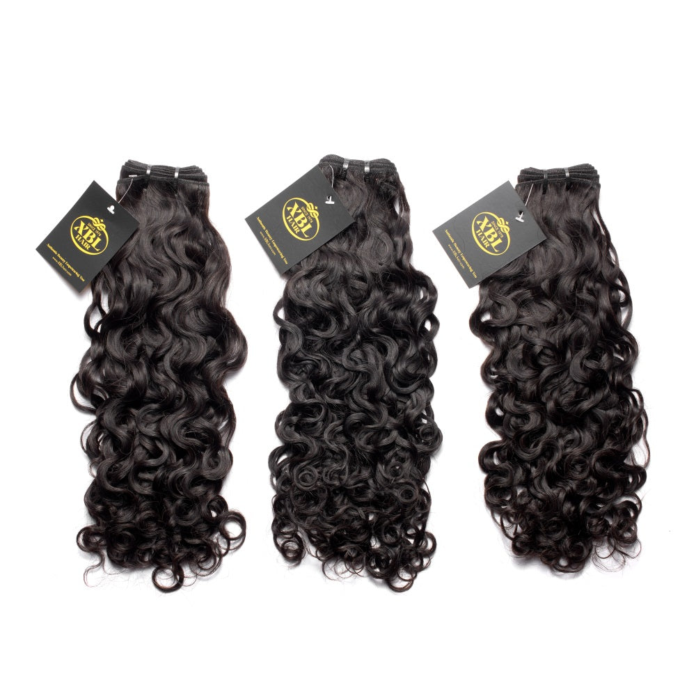 XBLhair Lovely Mink Hair Water Wave Human Hair Bundles Hair Weaves Hair Extensions