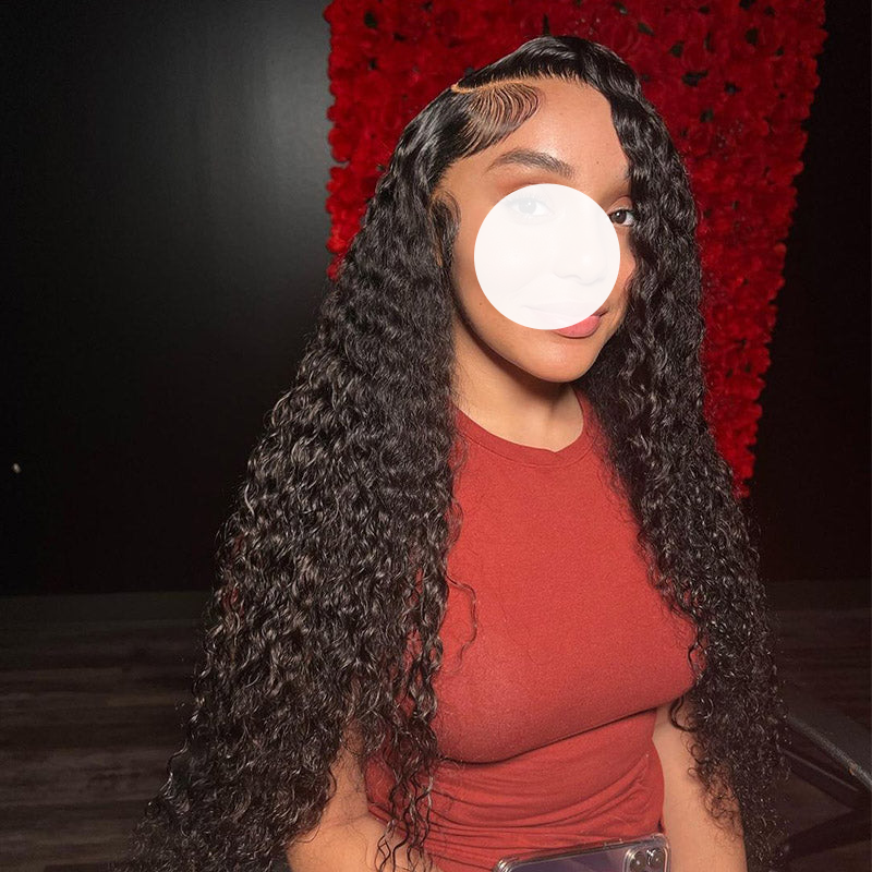 XBL Hair 4x4/5x5/6x6 HD Lace Closure Wigs Deep Wave Wig Pre Plucked Human Hair Lace Closure Wig