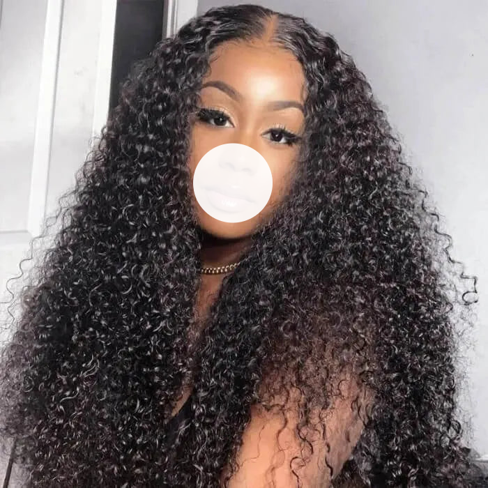 XBL Hair Curly Hair 100% Human Hair 3 Bundles With 4x4 Lace Closure