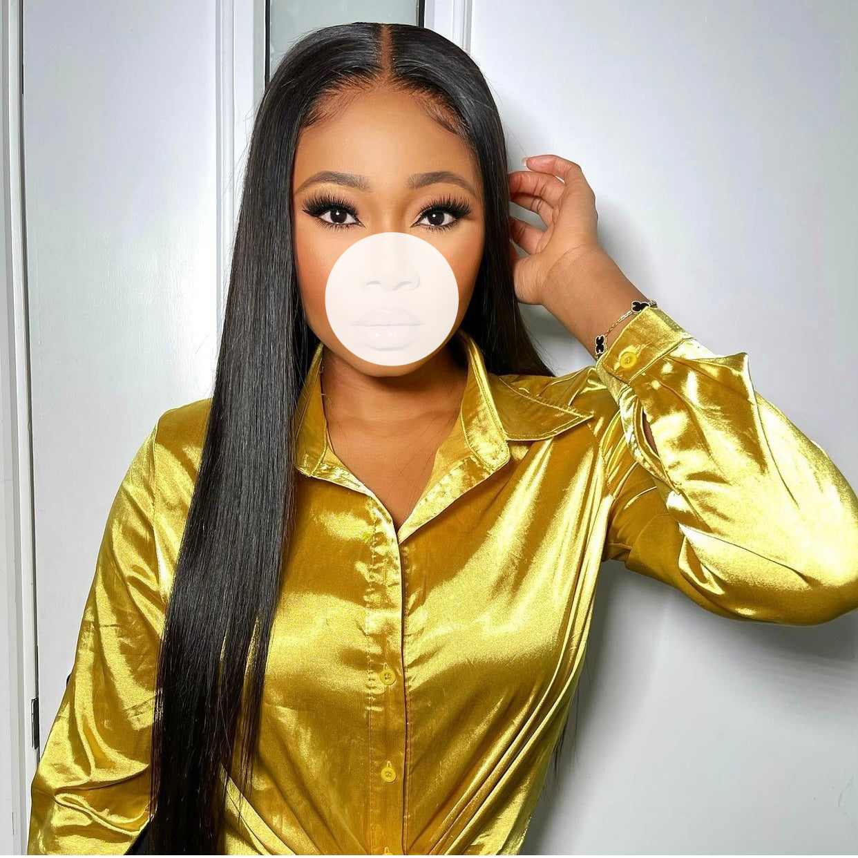 XBL Hair Silky Straight Hair 3 Bundles With 4x4 Lace Closure Human Hair Bundles