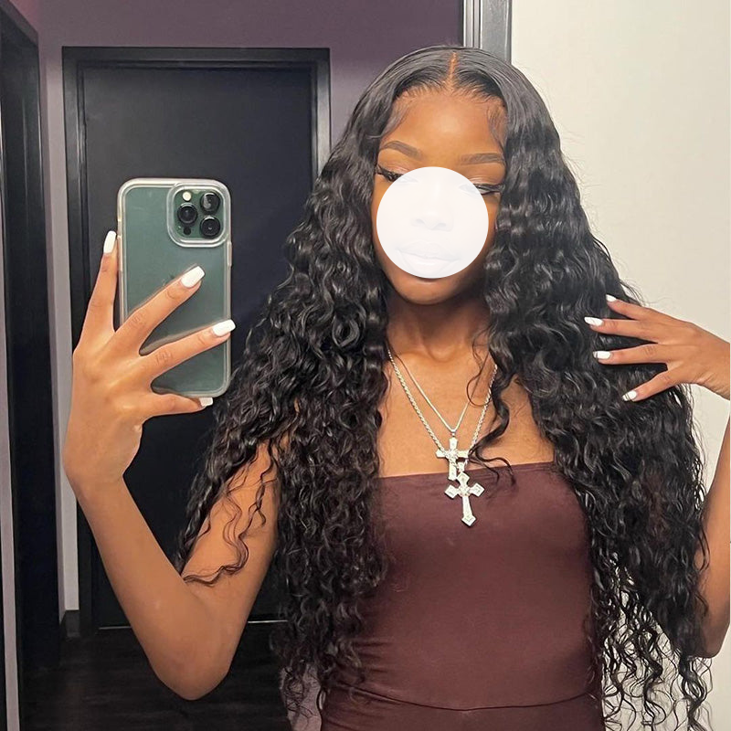 XBL Hair Water Wave Wigs 4x4/5x5/6x6 HD Lace Closure Wig Small Knots