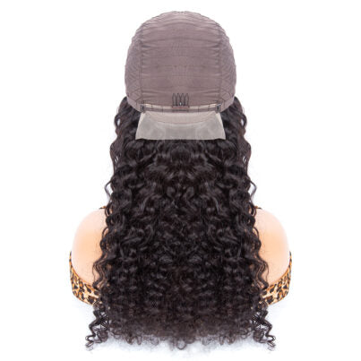180% Density 5X5 HD Lace Closure Wig Deep Wave
