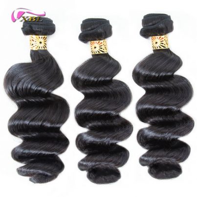 XBLhair Flawless Brazilian Raw Hair Hair Virgin Hair Bundle Deal Loose Wave