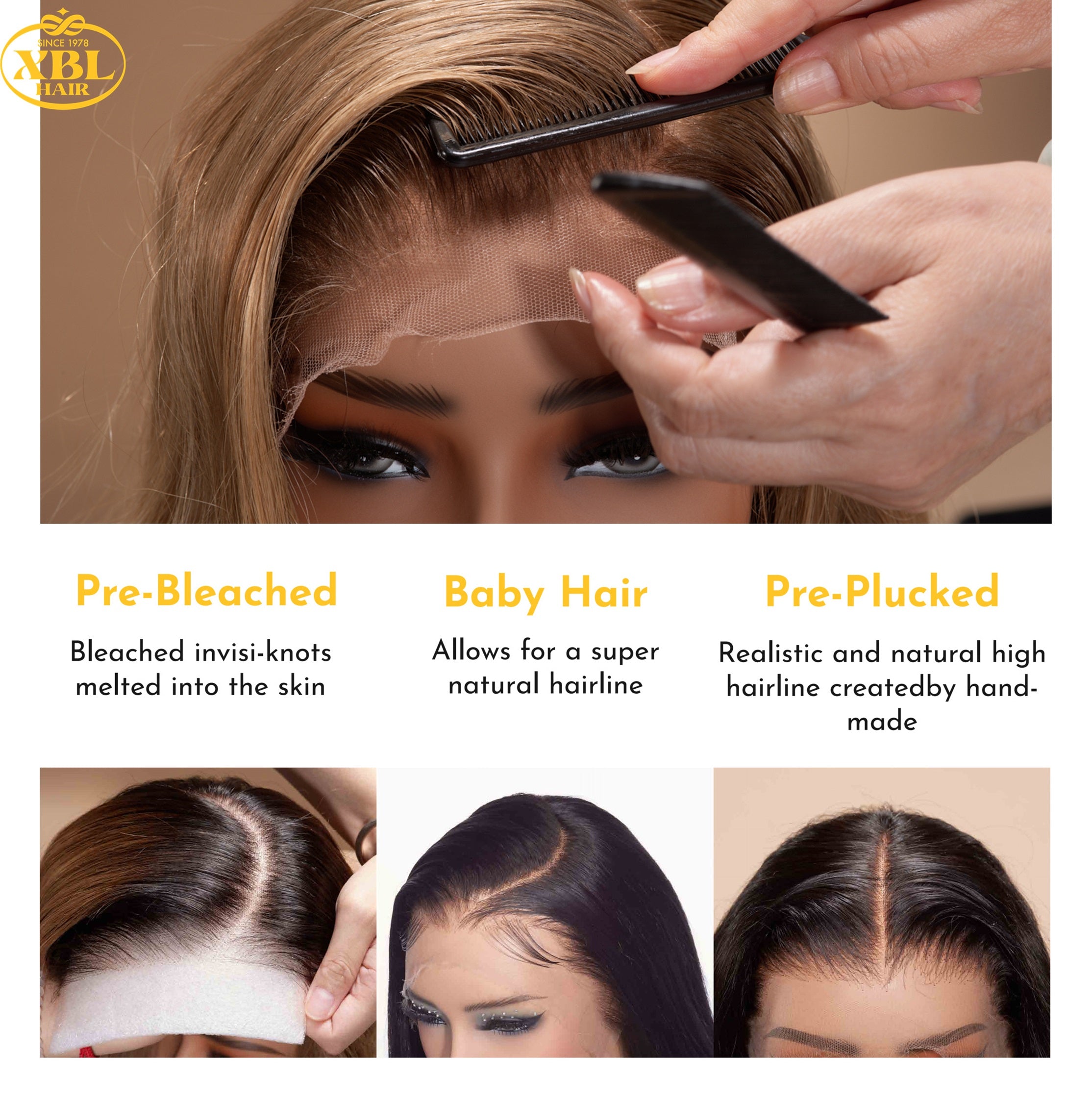 Professional Stylist Wig Bella A01 Colored Glueless Ready to Go Wig 5x5/13x4 HD Wig With Small Knots and Preplucked Hairline and Bleached Knots