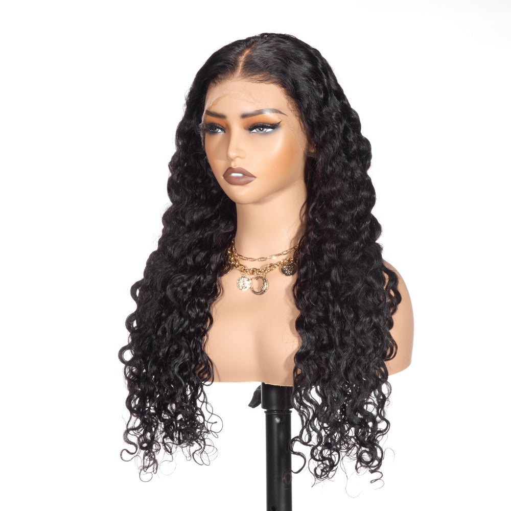 XBL Hair Water Wave Wig 13x4/13x6 HD Full Frontal Wig 100% Human Hair Wig