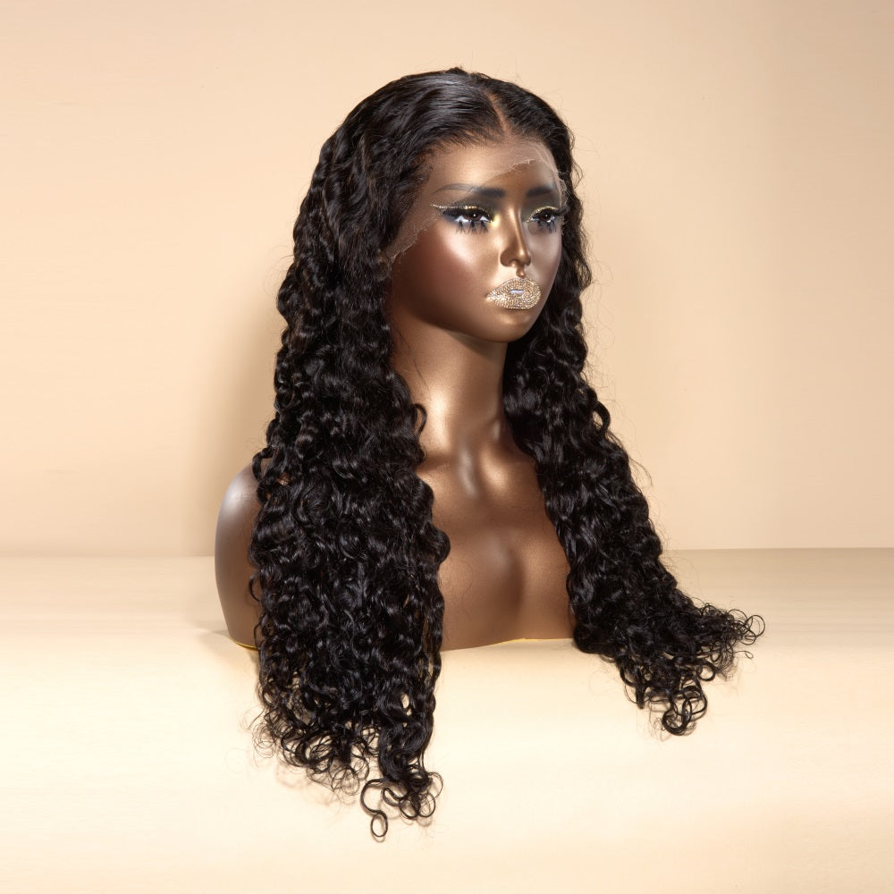 XBL Hair Water Wave Wig 13x4/13x6 HD Full Frontal Wig 100% Human Hair Wig