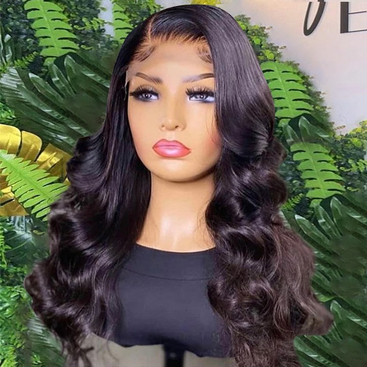 XBL Hair% Density×4 Transprent Lace Frontal Wig Loose Wave