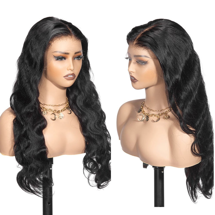 XBL Hair 3D Fitted Wig Body Wave 13x6 HD Lace Frontal Small Cap Fit Your Forehead Snugly Wig with Baby Hair