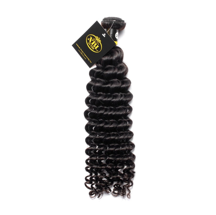 XBL Hair XBLhair Miss Lovely Mink Hair Deep Wave Hair Weave Indian Virgin Hair Extension One Bundle