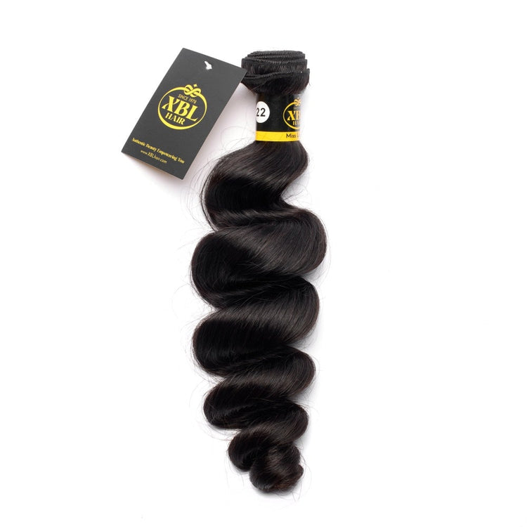 XBL Hair XBLhair Miss Lovely Mink Hair Loose Wave Indian Hair Virgin Human Hair Extension One Bundle