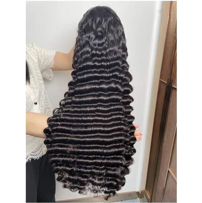 XBL Hair Miss Lovely Wholesale Glueless Wig Pineapple Wave 13x4 HD Lace Frontal% Density Wig Bleached Knots Pre-plucked H