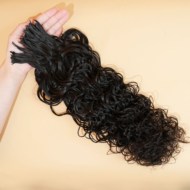 XBL Hair XBLhair Pre-divided Braiding Hair Water Wave Braiding Hair Bulk Human Hair