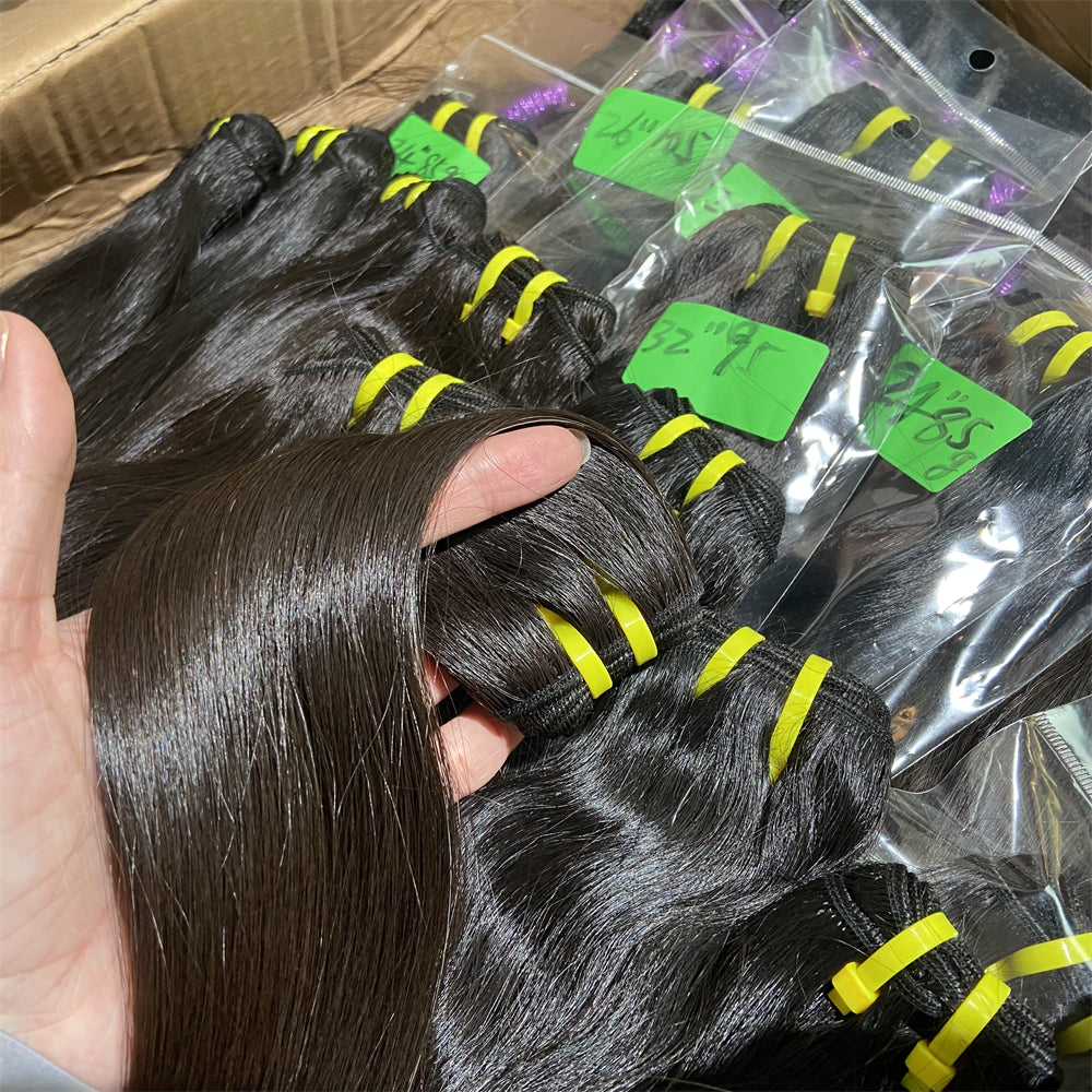 XBLhair Miss Fantastic Younger Mèches de cheveux bruts ondulés 100 % naturels provenant d'un seul donneur 