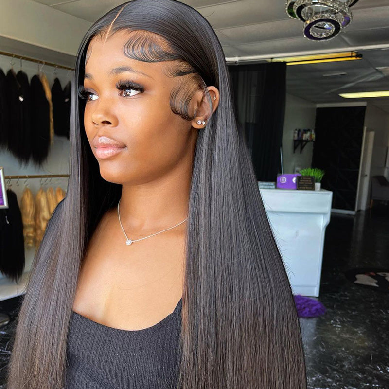 XBL Hair Straight Lace Front Wig 13x4/13x6 HD Lace Frontal Wig with Baby Hair Pre-plucked Hairline