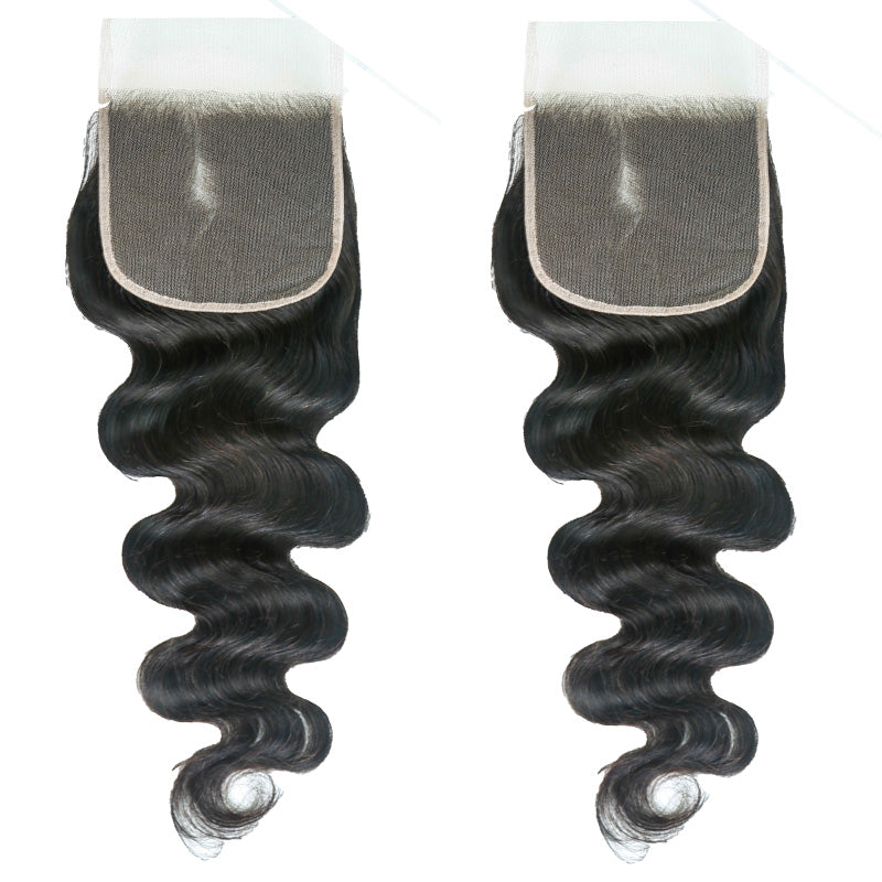 XBL Hair 5x5 Transparent Lace Cloure Body Wave Small Knots Free Part