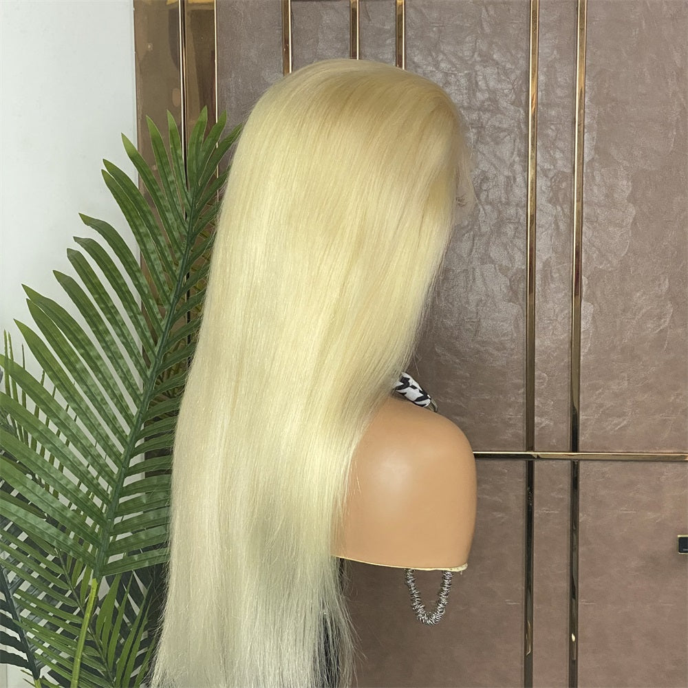 XBL Hair 613 Blonde Lace Front Wig Straight Blonde Wig 13x4 Lace Frontal Wig 613 Human Hair Wig
