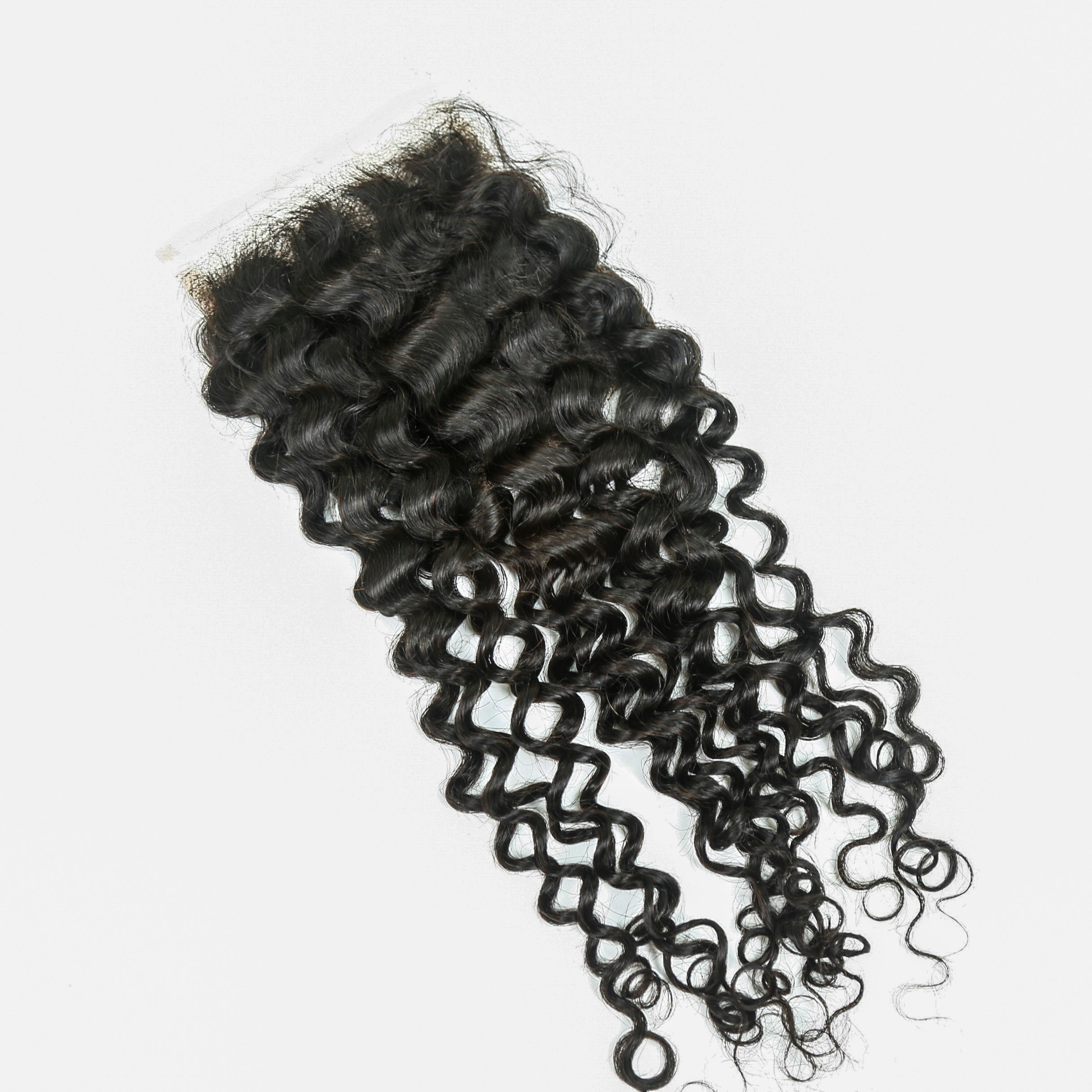 XBL Hair 5x5 Transparent Lace Cloure Curly Deep Curly
