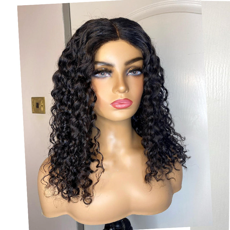 Deep Wave Glueless Ready to Go Wig 5x5 HD Cloure Wig With Small Knots and Preplucked Hairline