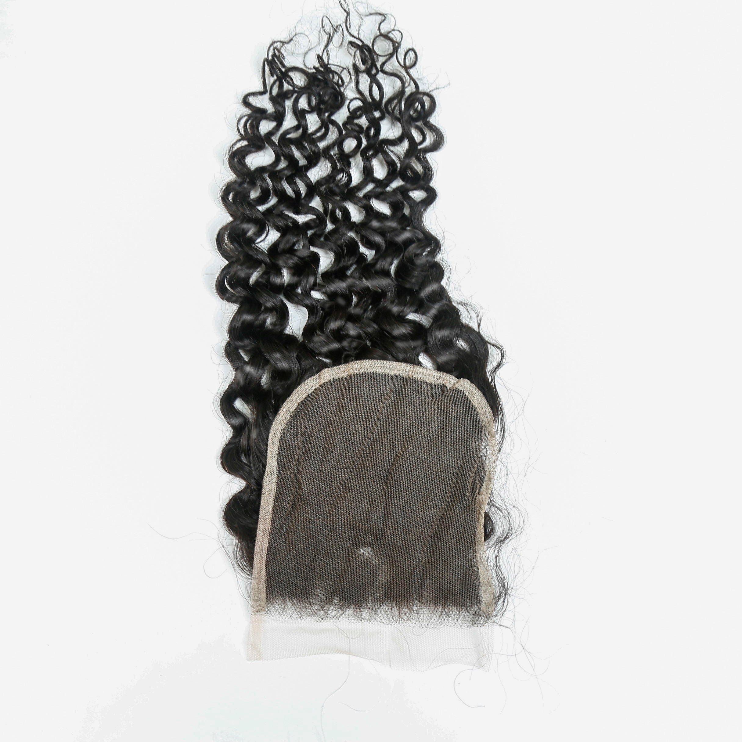 XBL Hair 5x5 Transparent Lace Cloure Curly Deep Curly