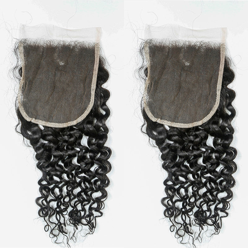 XBL Hair 5x5 Transparent Lace Cloure Curly Deep Curly