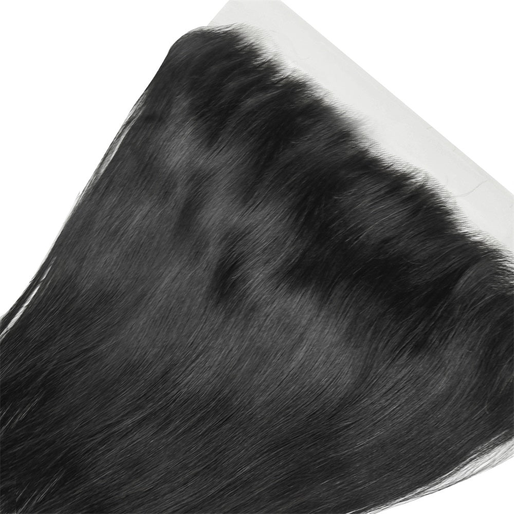 XBL Hair 13x4 HD Lace Frontal Straight Petits Nœuds Ligne de Cheveux Pré-épilée 