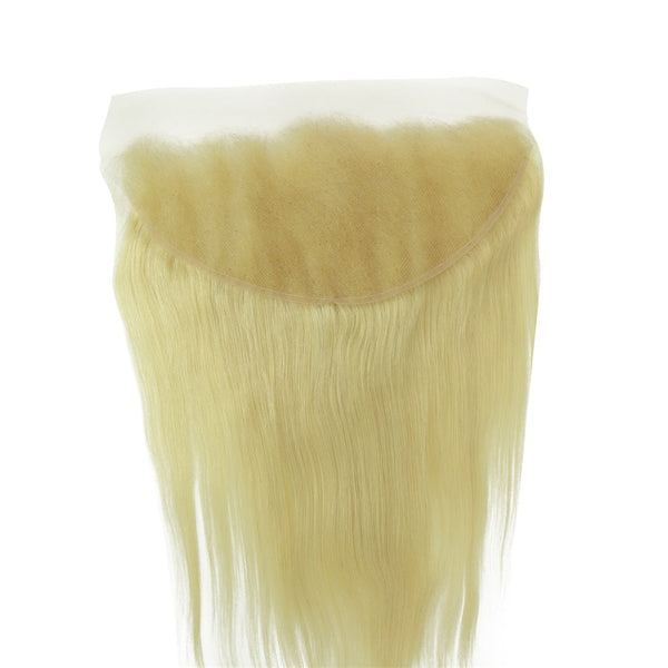 Cabello XBL n.° 613 rubio, 13 x 6, frontal de encaje HD, liso de oreja a oreja 