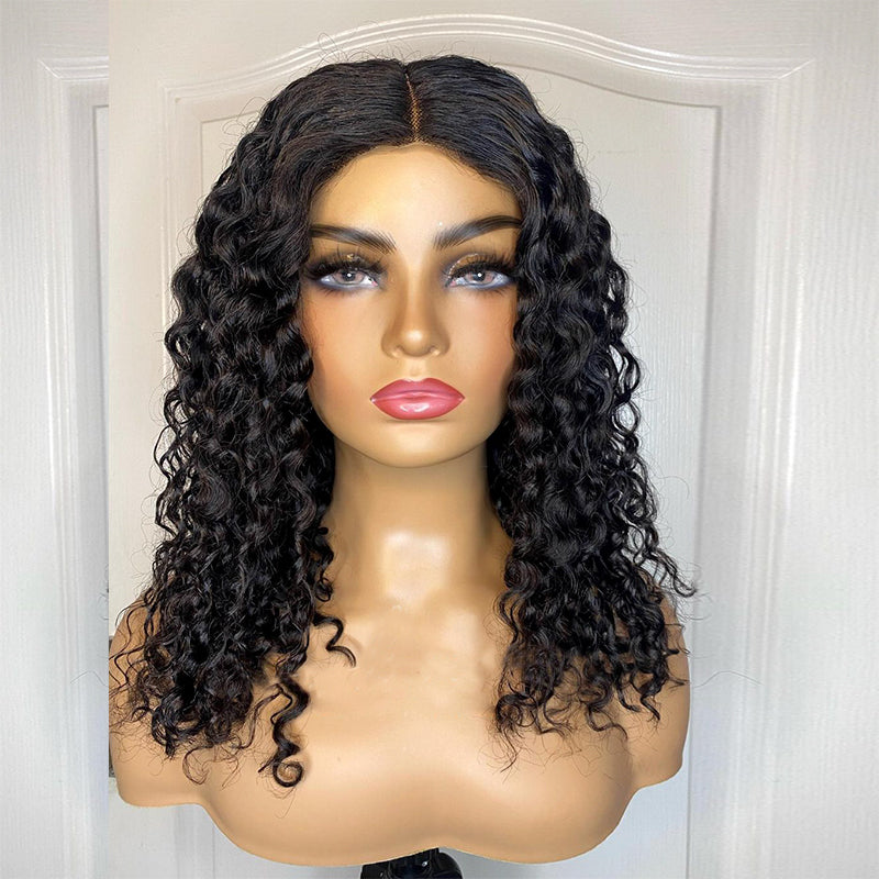 Deep Wave Glueless Ready to Go Wig 5x5 HD Cloure Wig With Small Knots and Preplucked Hairline