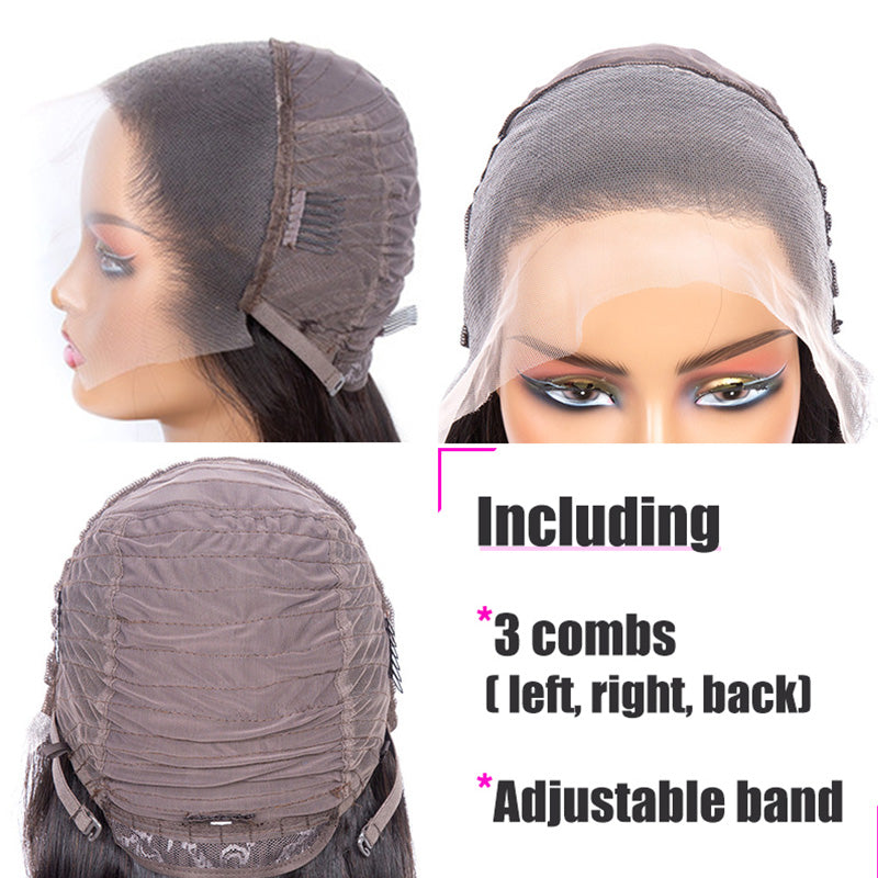 Perruque XBL Hair Deep Wave 13x4/13x6 HD Lace Front Wig, possibilité de réaliser une raie profonde 