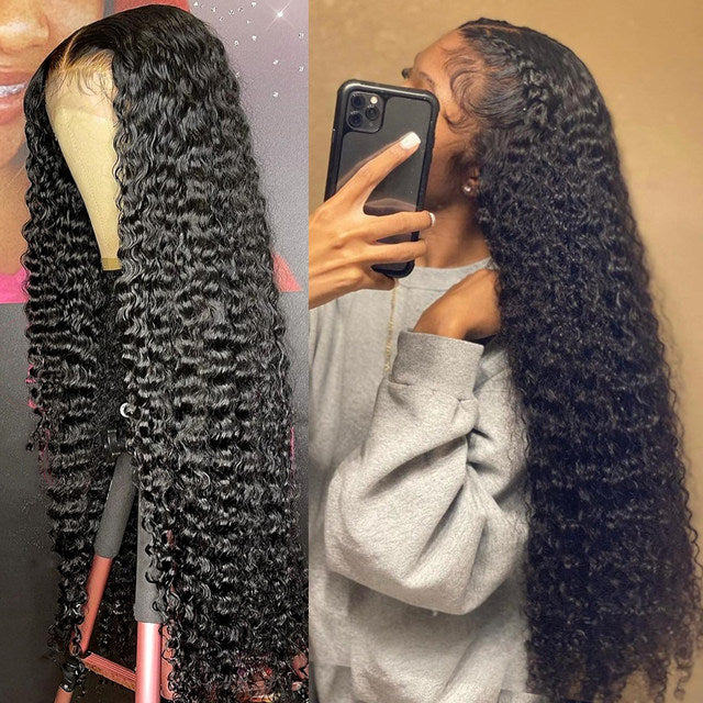 LA Warehouse Shipping XBL Hair Deep Wave Wig 13x4/13x6 HD Lace Frontal Wig Can Make Deep Part