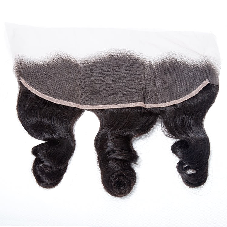 XBL Hair 13x4 Transparent Lace Frontal Loose Wave Small Knots Preplucked Hairline